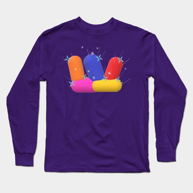 Minimal Crystals! Long Sleeve T-Shirt by gasponce